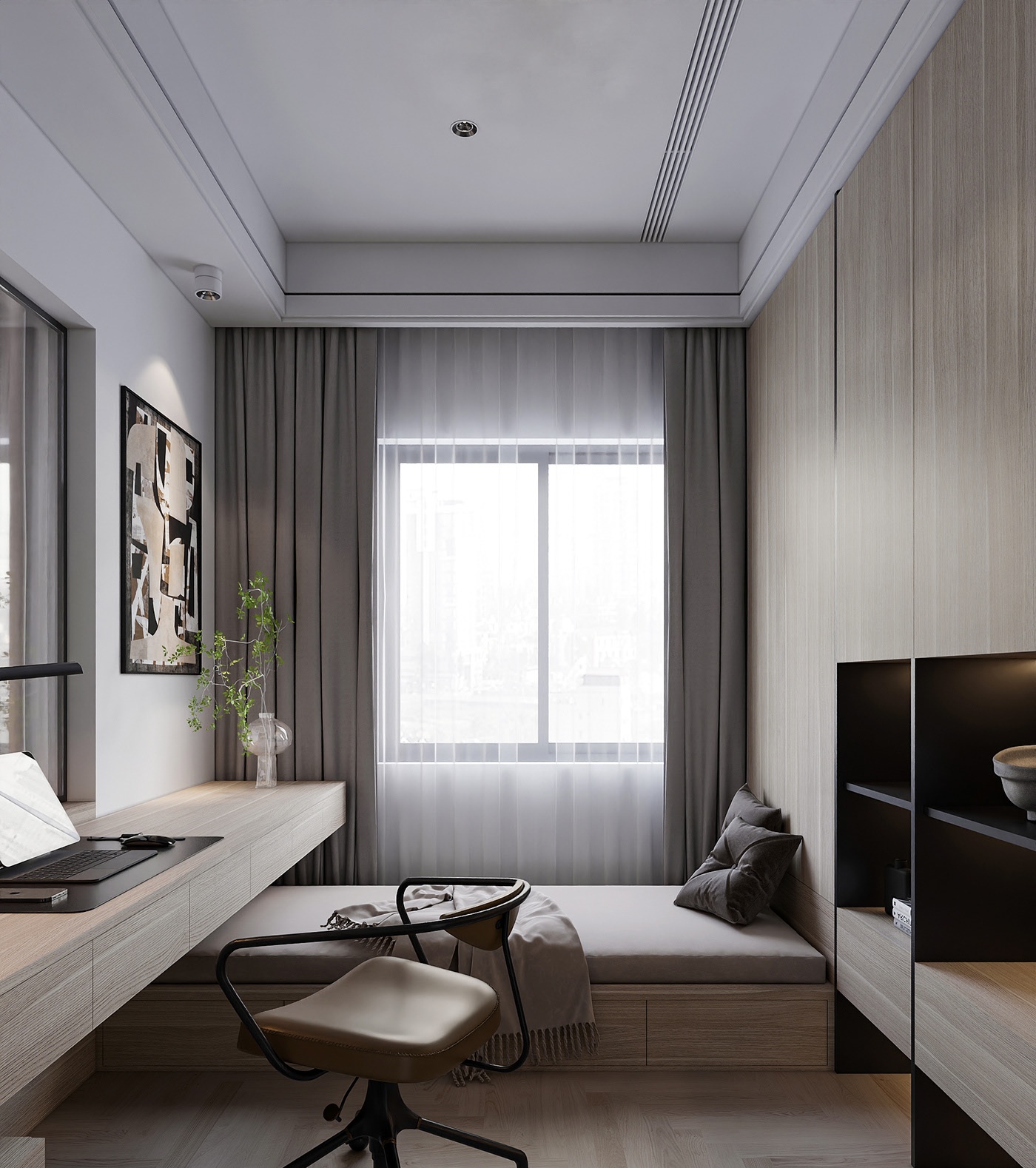 现代风质感空间-22