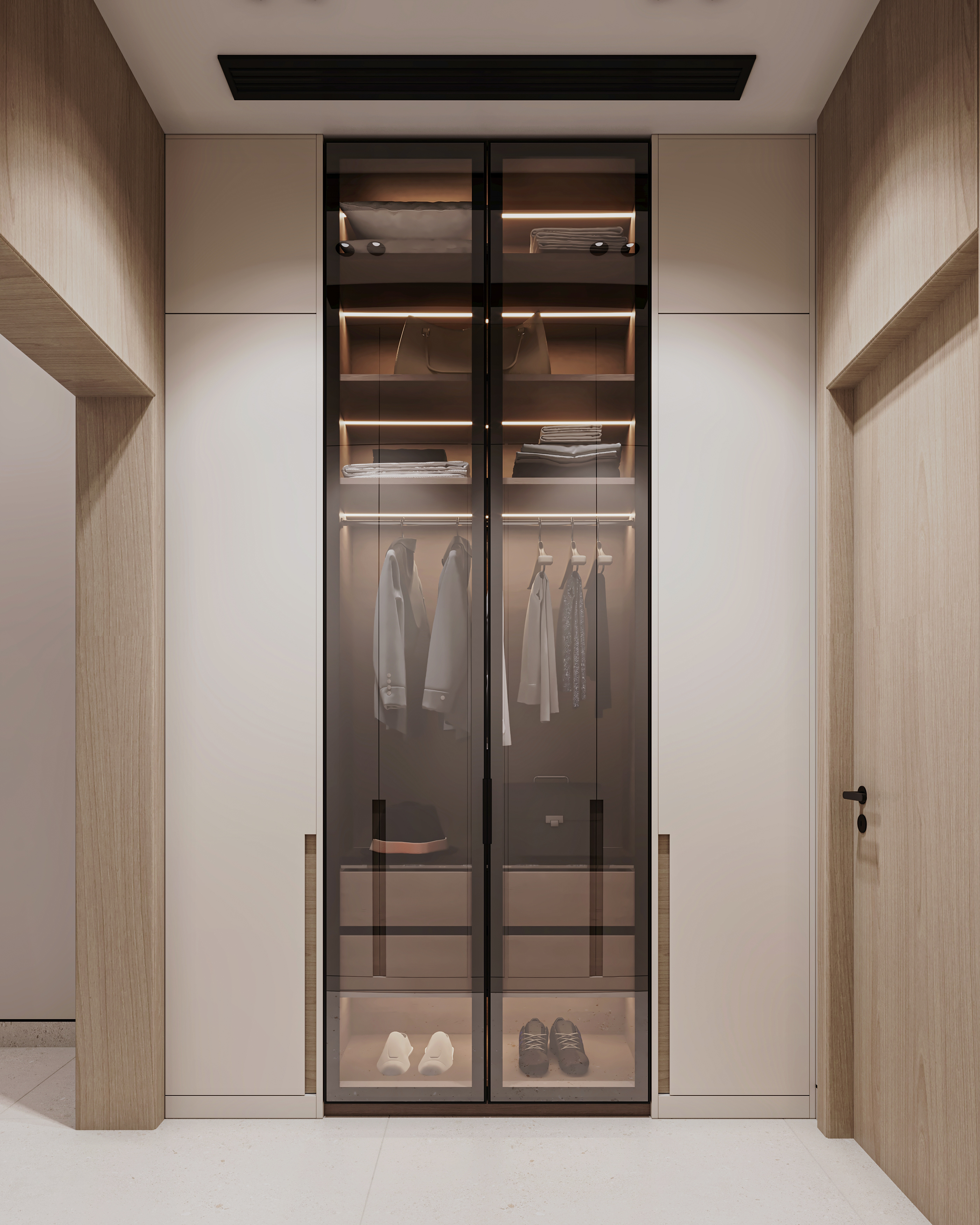 现代粉色少女卧室丨Archpix Engineering Consultants-12