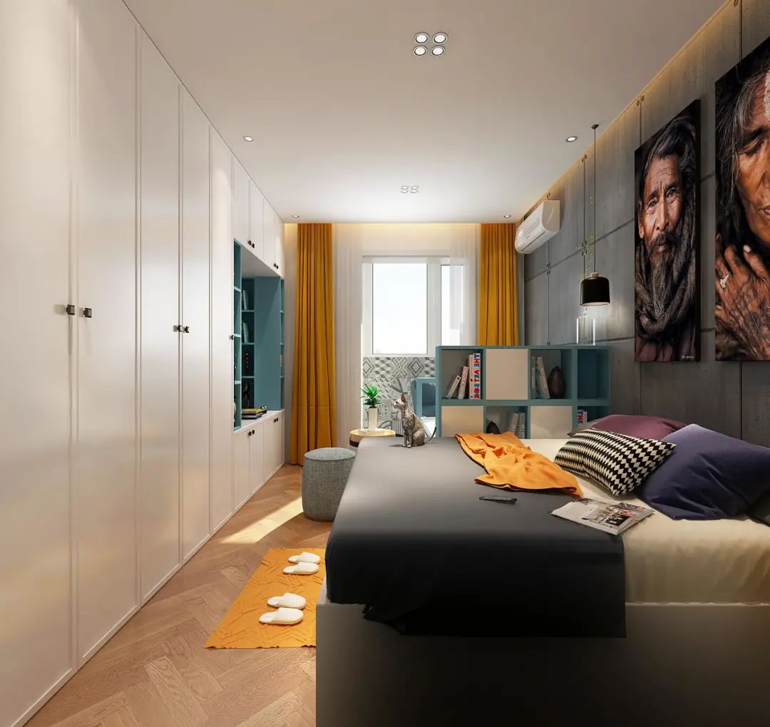 35㎡超小住宅简约设计丨玉泉营一部设计师王顺雨-11