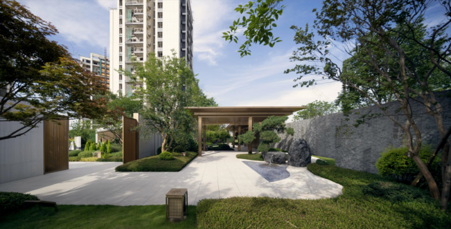 重庆邦泰・颐和上院示范区景观丨中国重庆-9