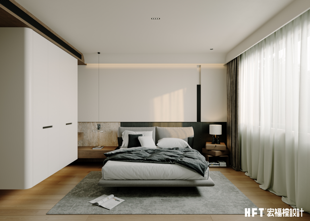 连云港宏福樘x财信铂悦府/140㎡意式极简，设计不是填满空间，而是为生活创造可能性-39