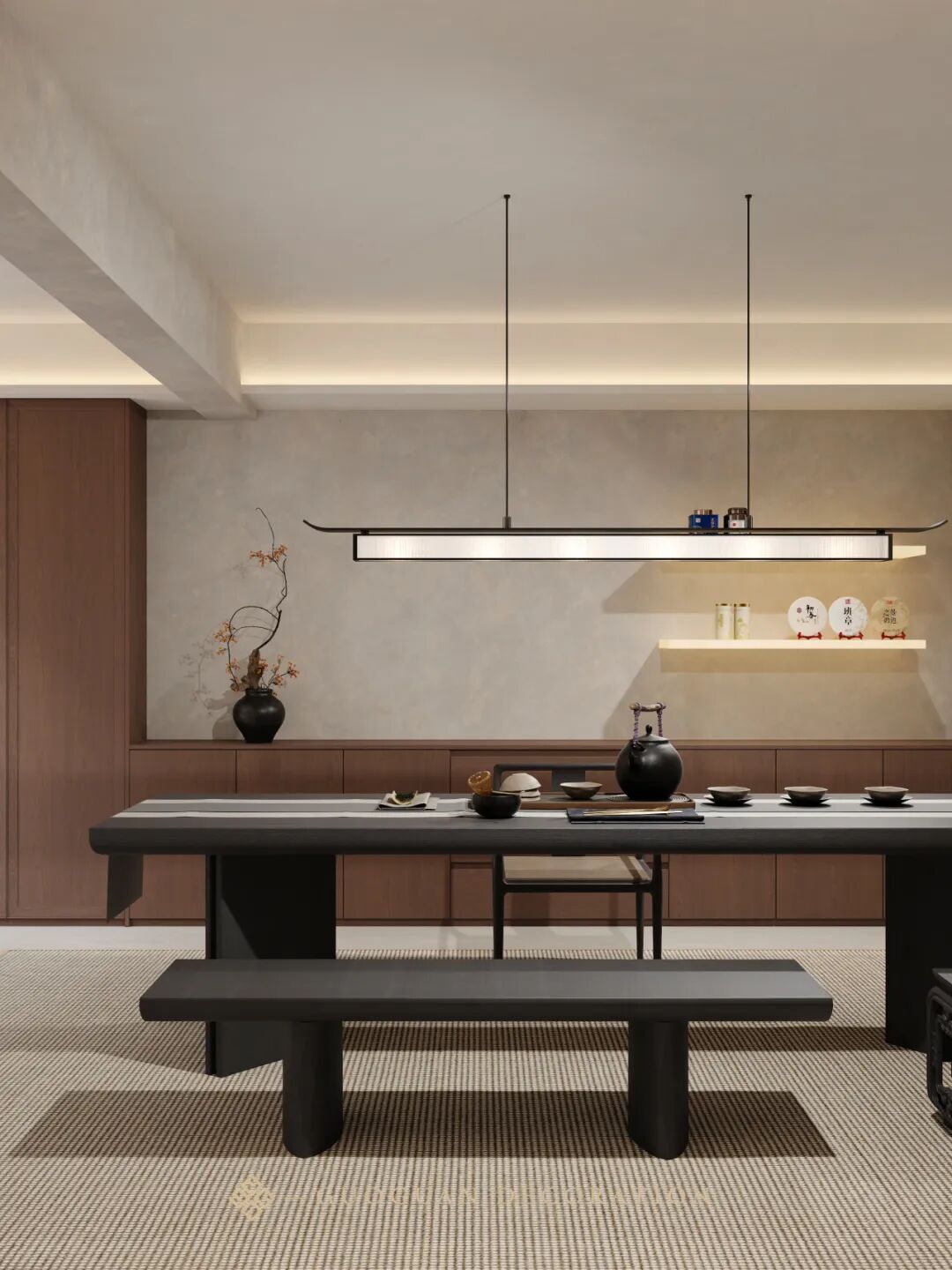 国冠装饰|浙江金华·蓝湾国际，现代中式里的生活长卷-62