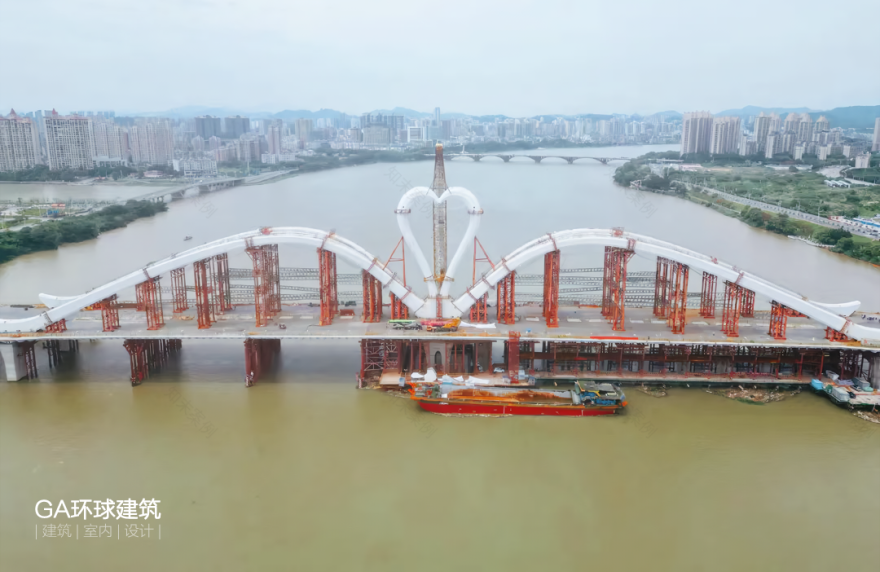 惠州市鹅城大桥主桥丨中国惠州丨中铁九桥-4