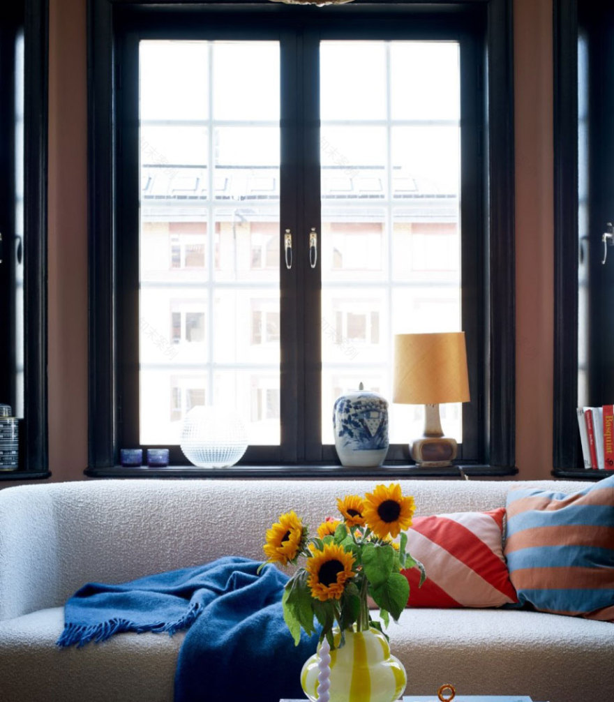 色彩斑斓的斯德哥尔摩公寓-8