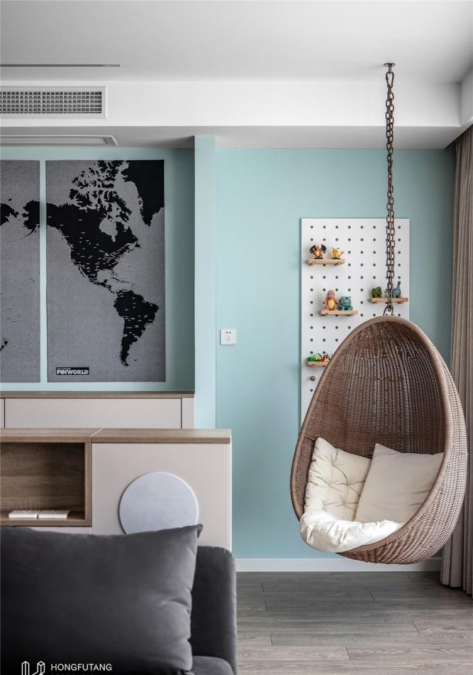 海洋风情蓝调生活·温馨宜居的海岸之家-24