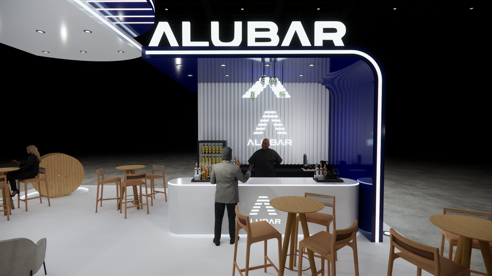 STAND ALUBAR-9