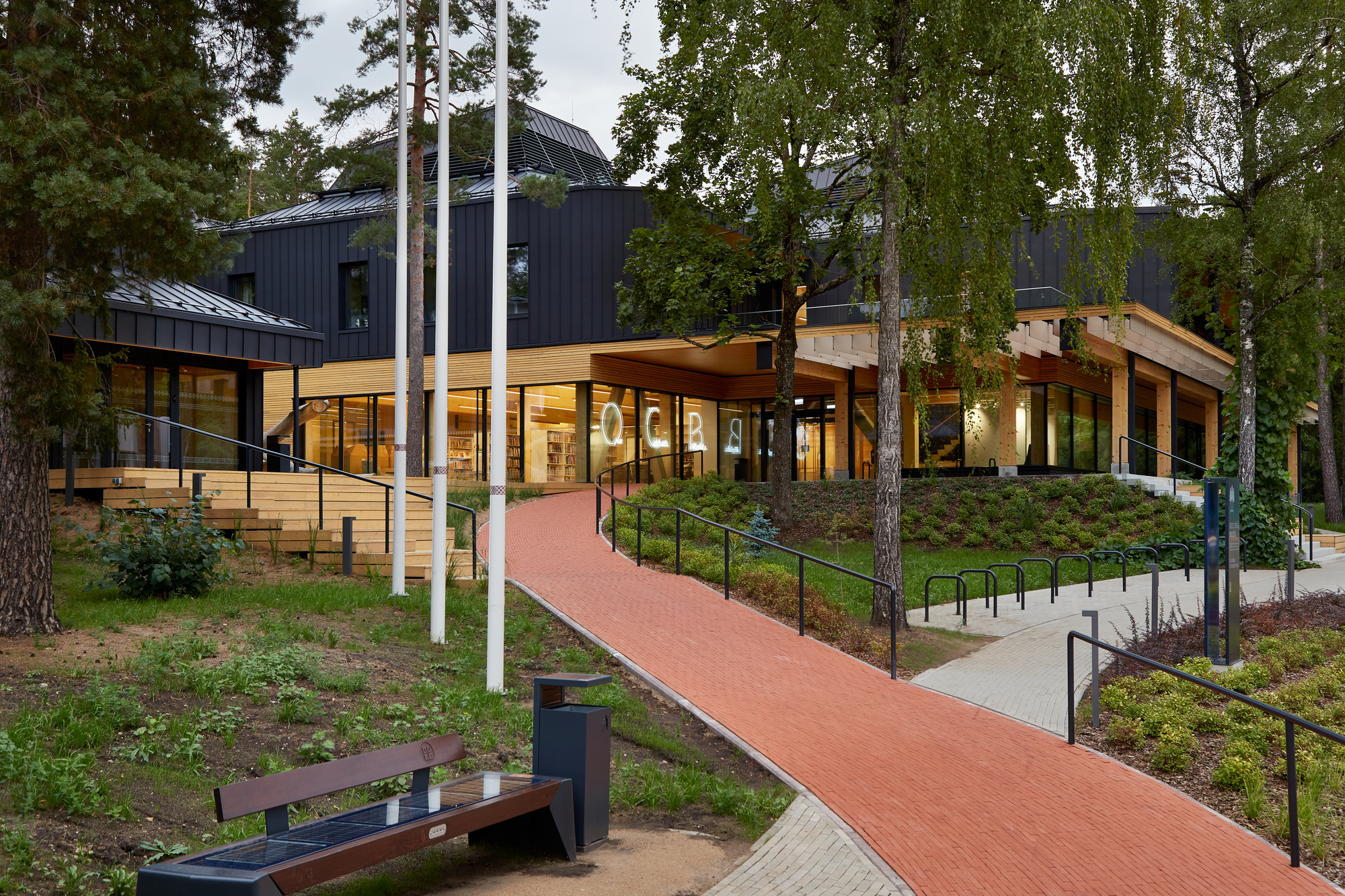 Ogre Central Library and Marriage Registry  / PBR Architects Bureau-18