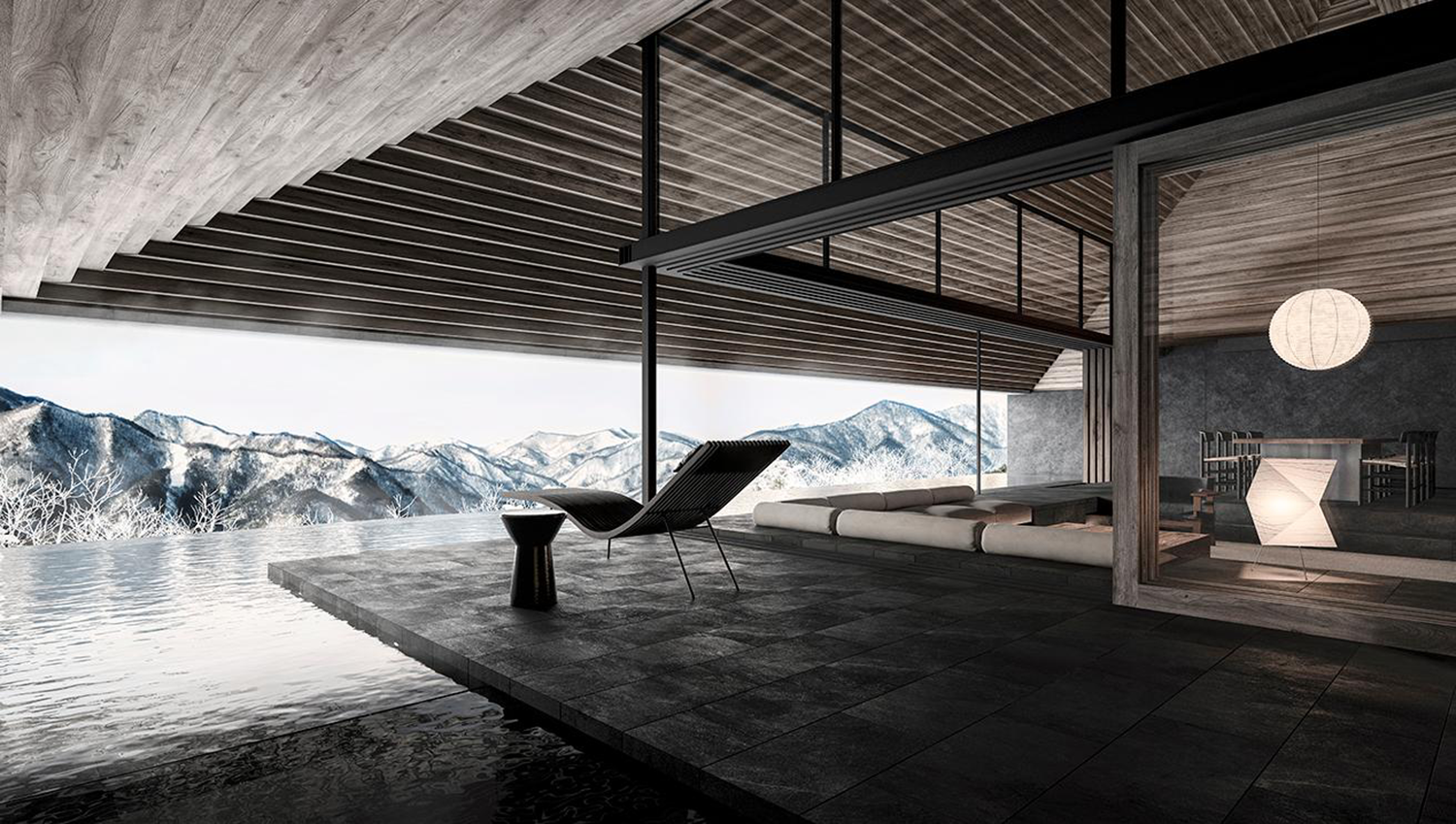 日本群马县水上町 NOT A HOTEL 温泉别墅丨SUPPOSE DESIGN OFFICE-39