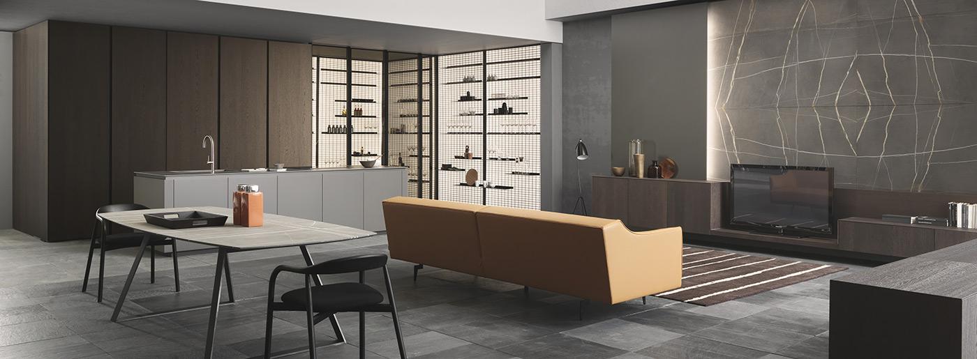 SKILL - минимализм кухни с островом  | Modulnova Cucine-12