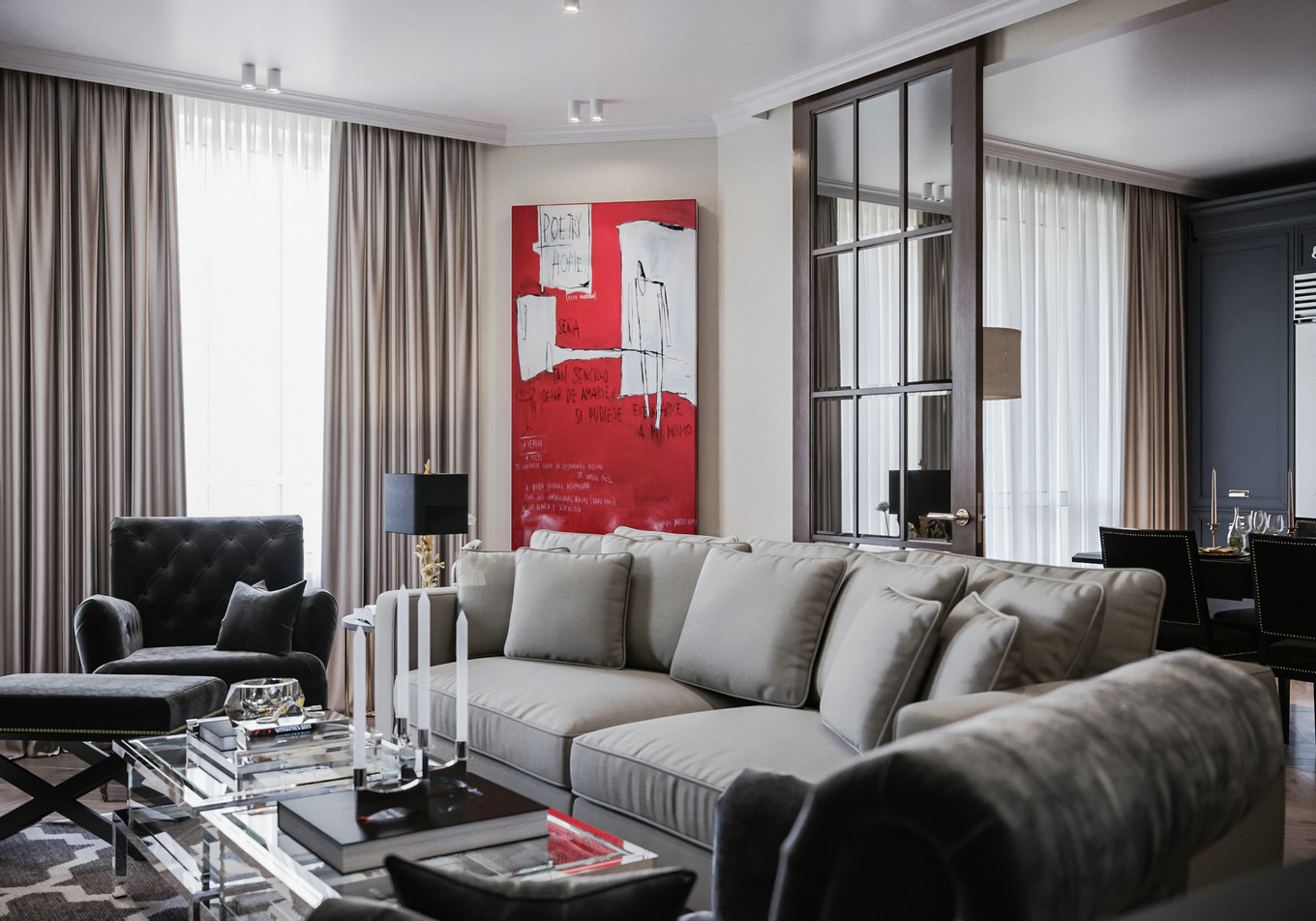 现代简约美式风 高级深色设计-6