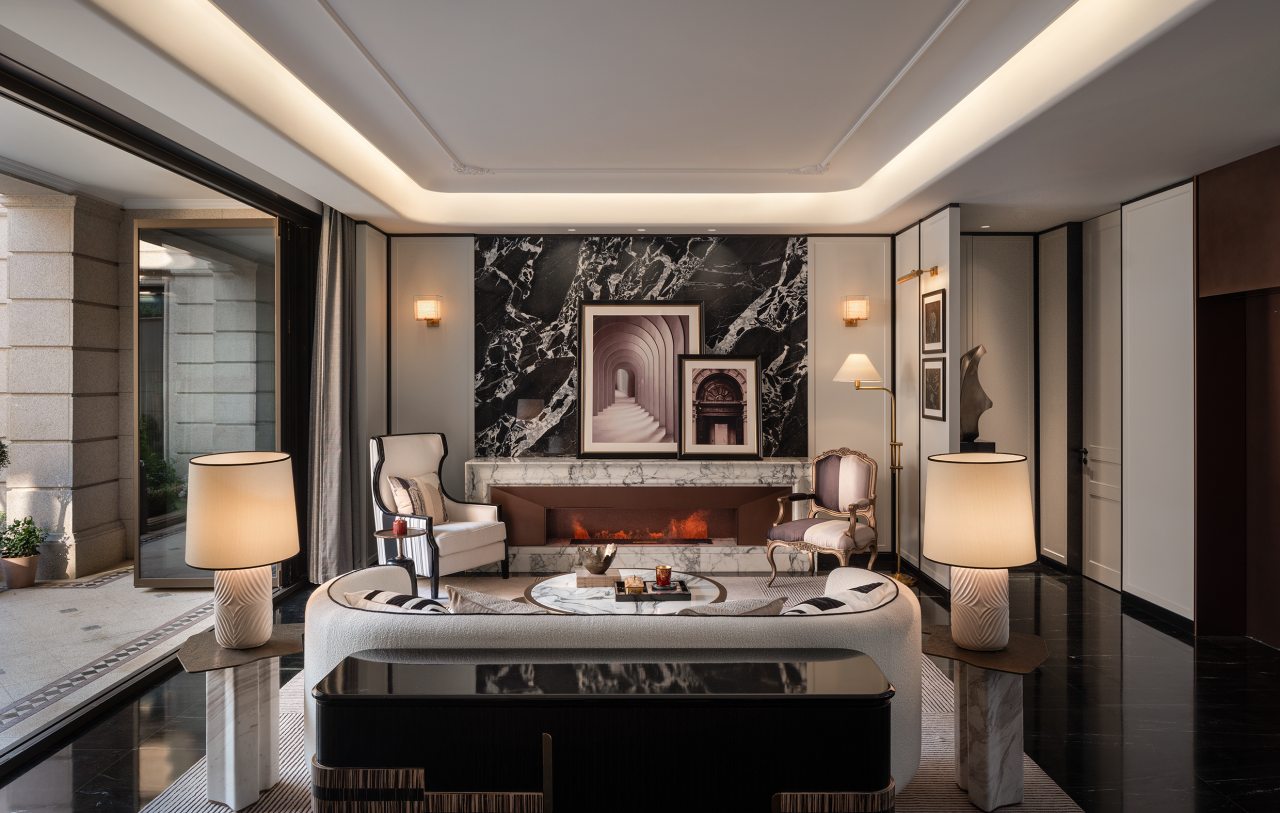 绿城·云栖玫瑰园480㎡样板房丨中国嘉兴丨硬装LYZD李益中设计,软装SIA室内空间设计-5