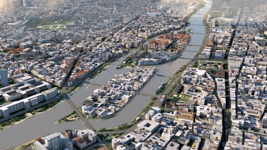 Paris City 2023 Lowpoly 3D 模型丨法国巴黎-22