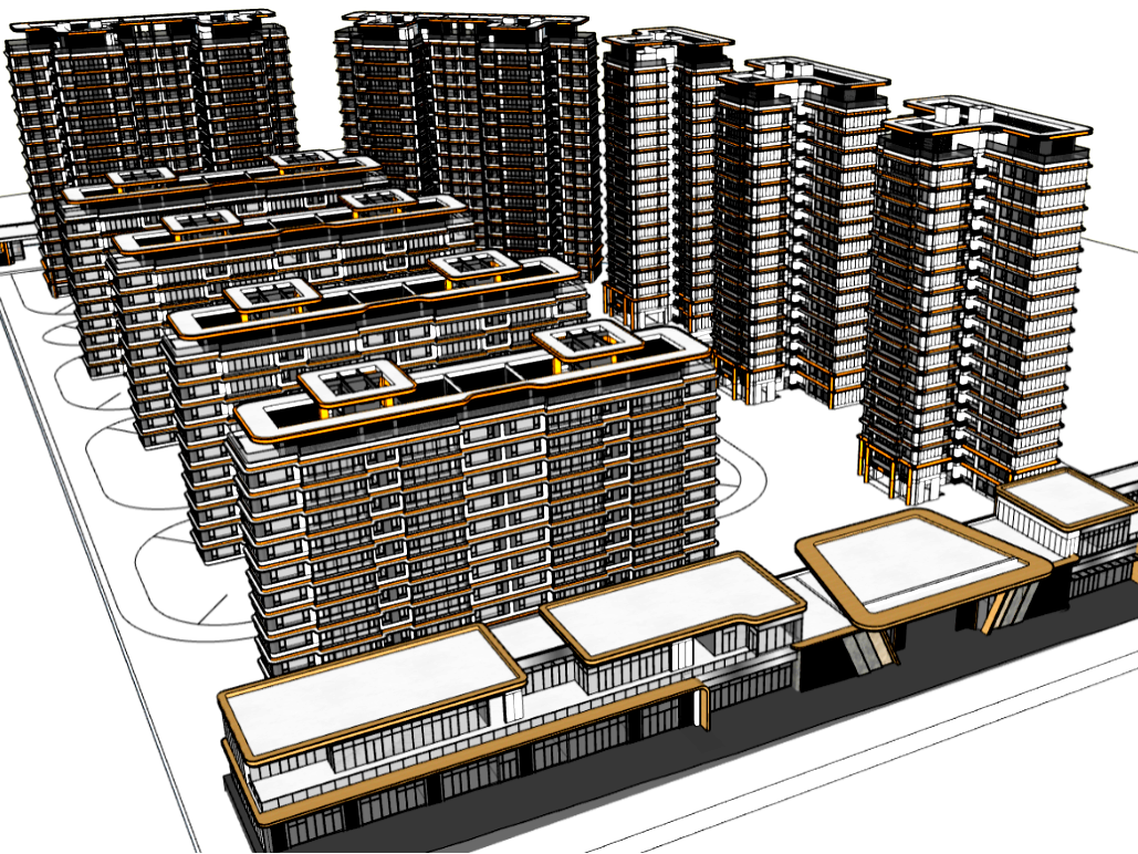 成华区东林社区住宅及商业项目主体结构全面封顶-5