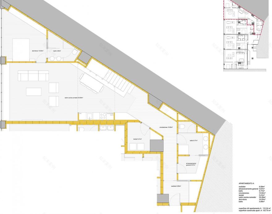 西班牙Santiago公寓单元改造丨ansedequintans arquitectos-56