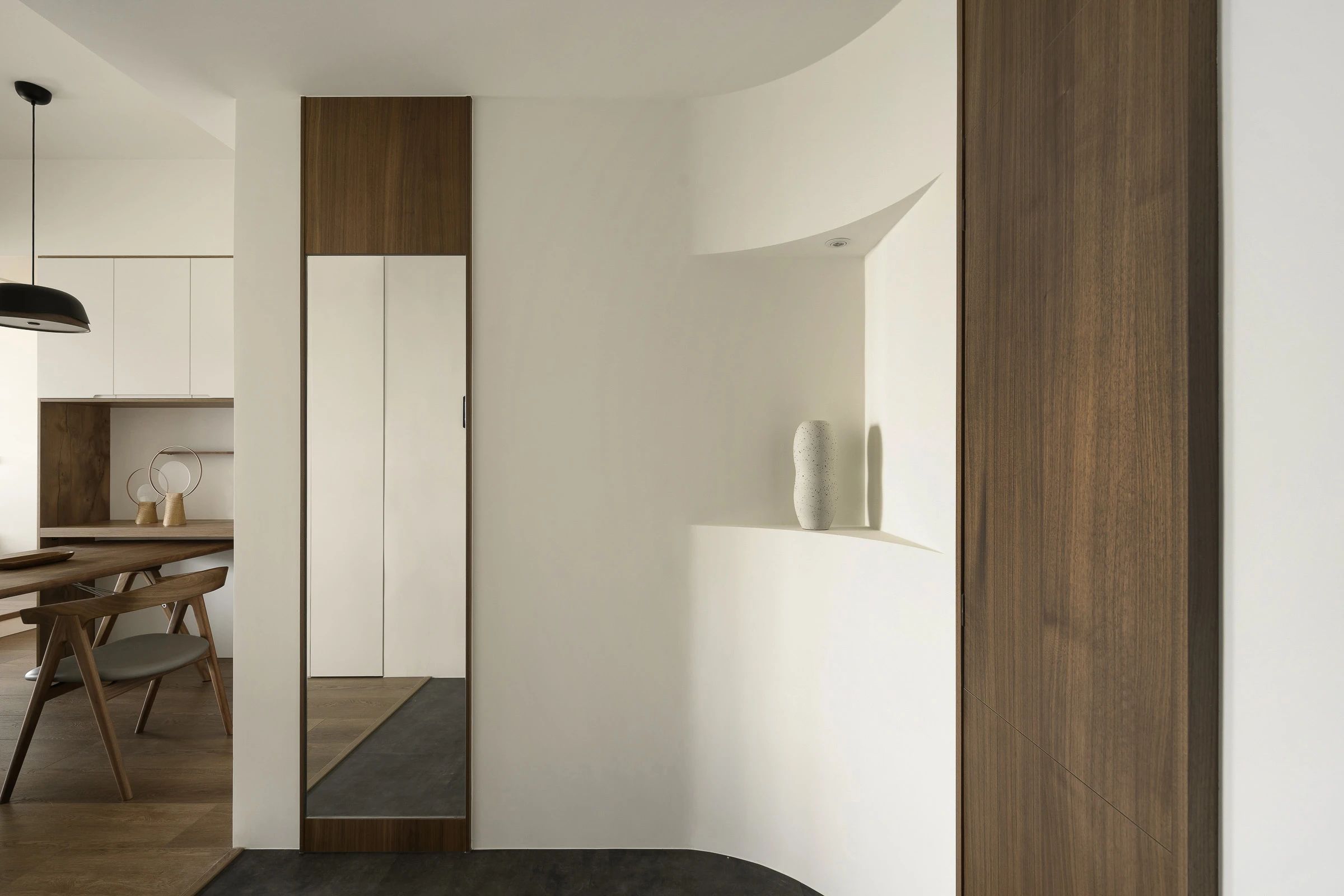 温润奶油风居家空间丨寓子设计-67