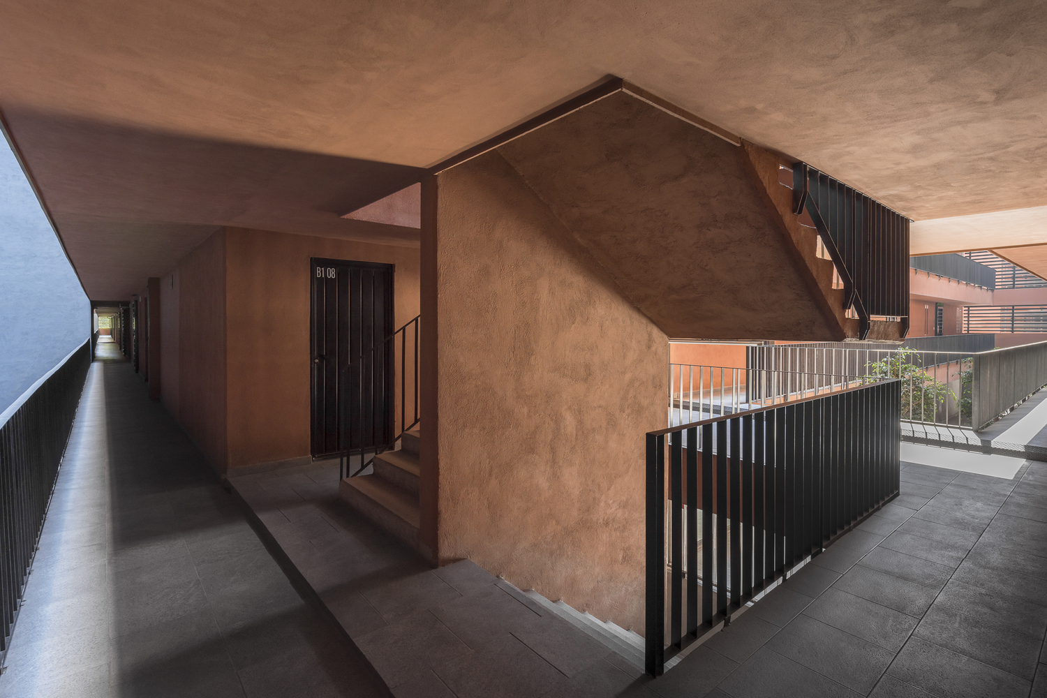 墨西哥圣西蒙多彩公共空间住宅-16