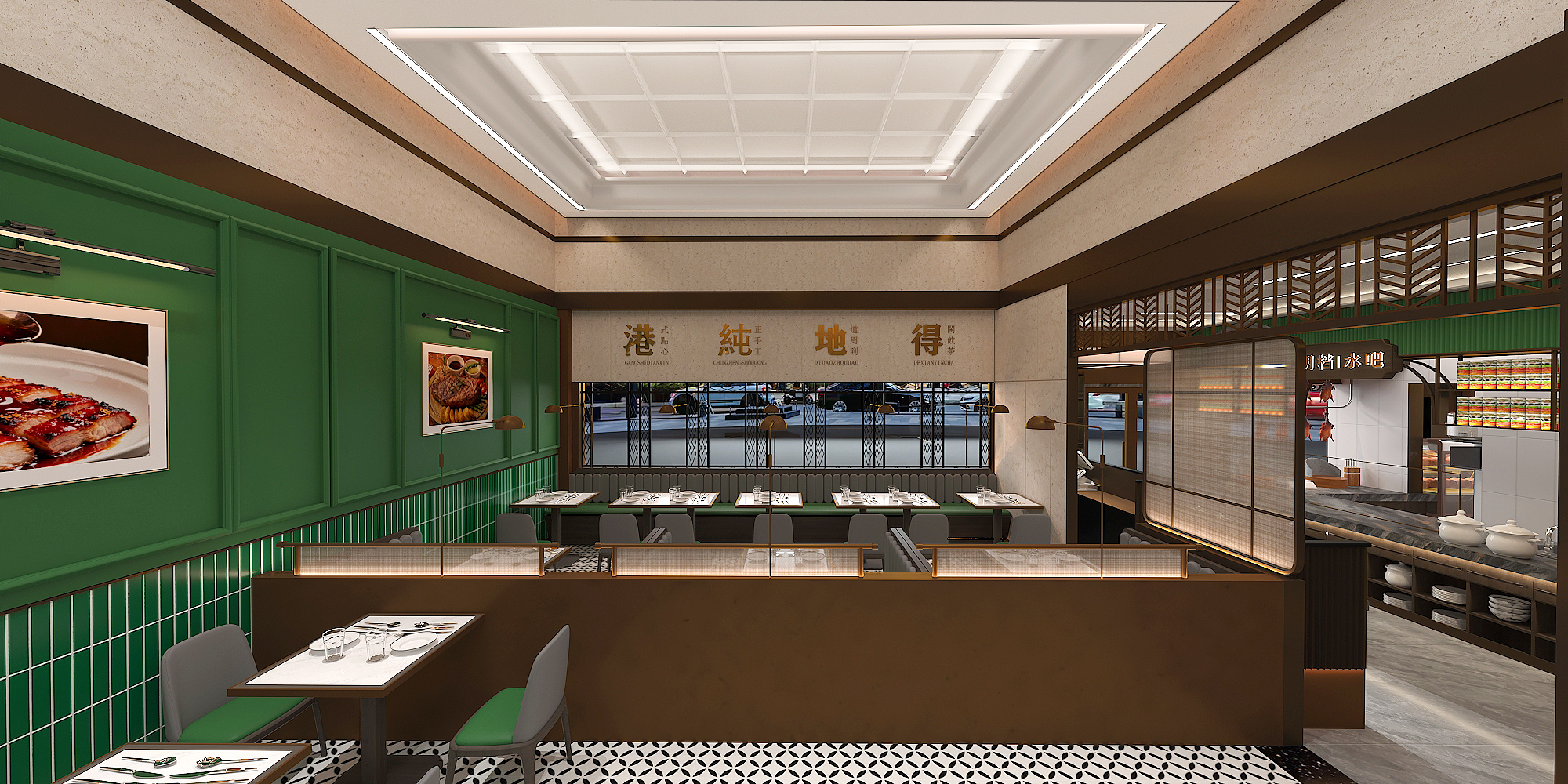 鑫港茶餐厅丨历新设计-8