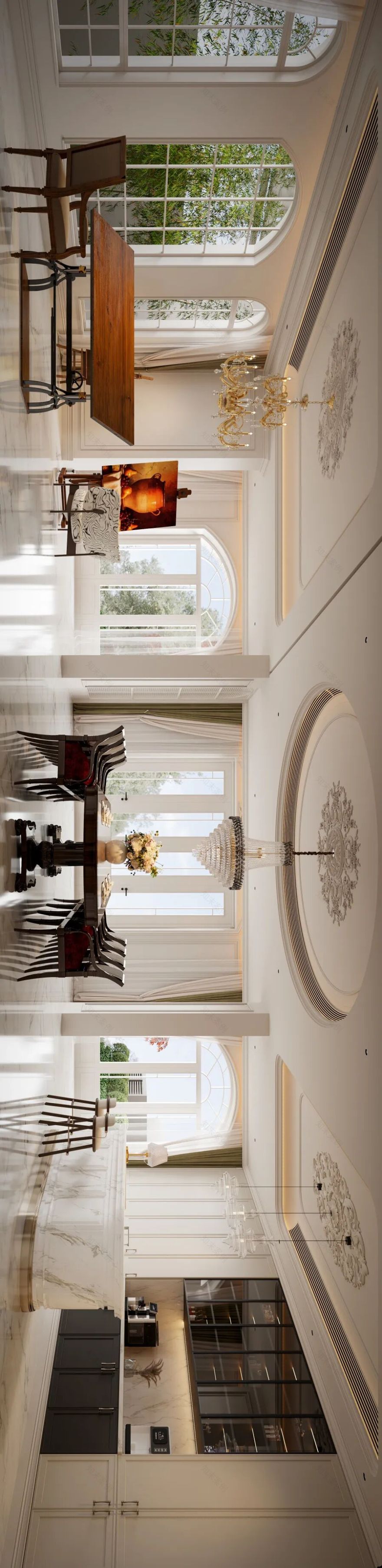 P.W.璞物设计丨时光凝萃的艺术·华章--纯净法式-96