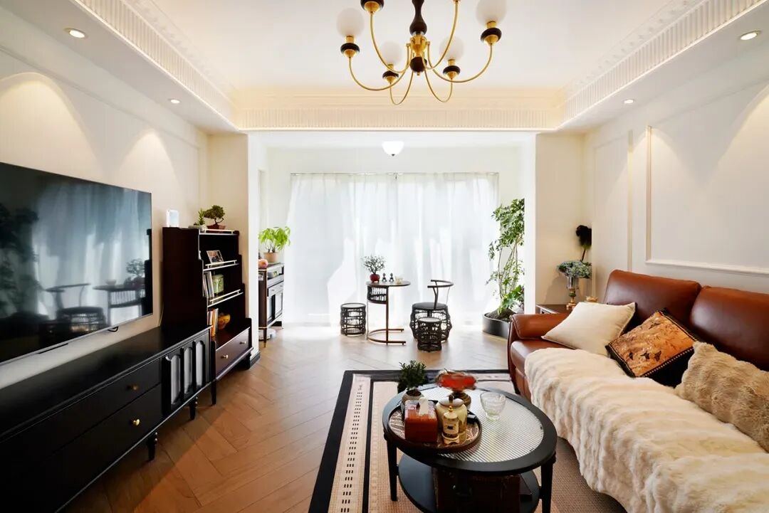 112㎡混搭风：美式与中式的完美邂逅，14万装出奢华与实用-20
