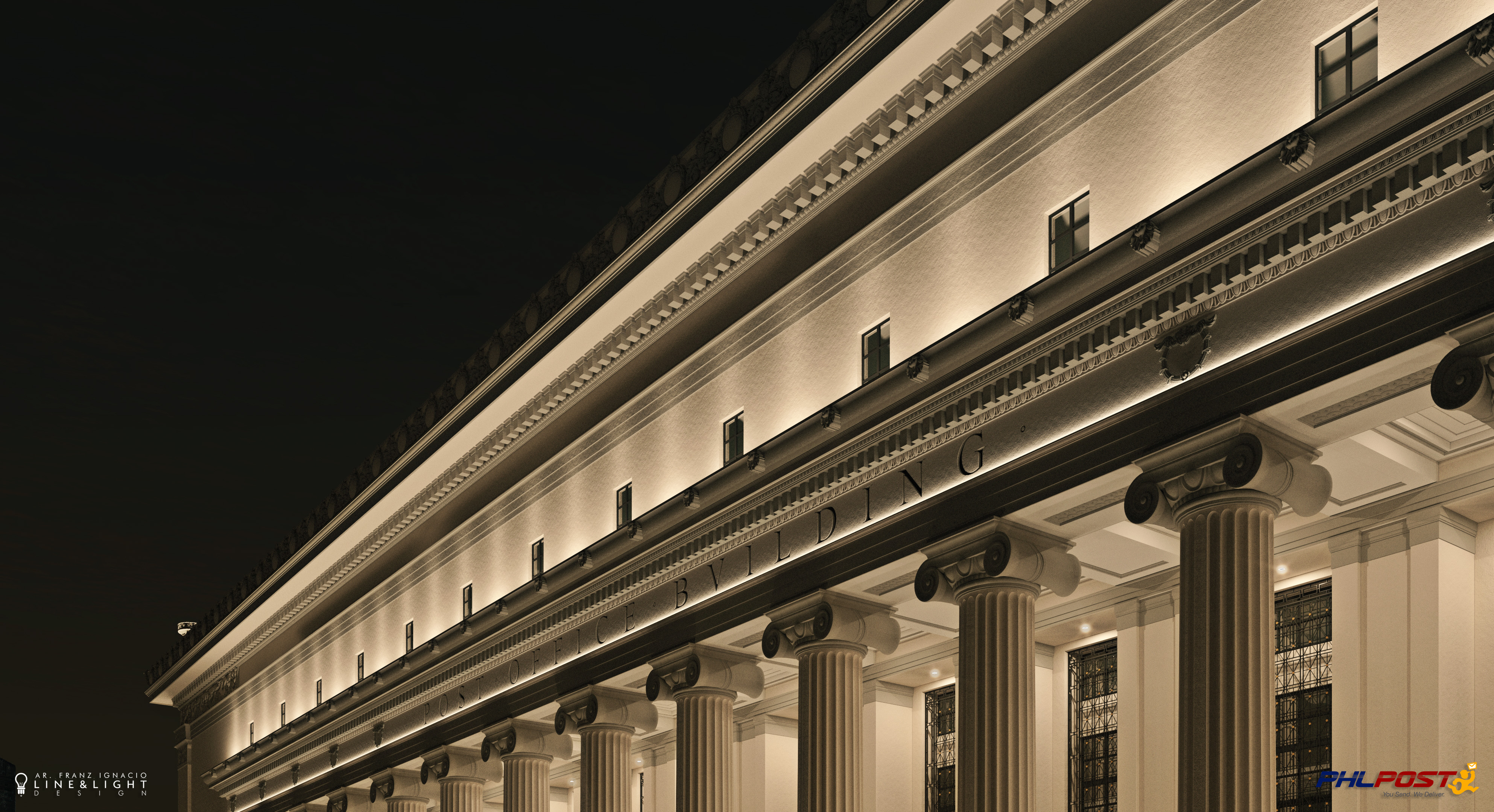Manila Central Post Office Buidling - Night Renders-7
