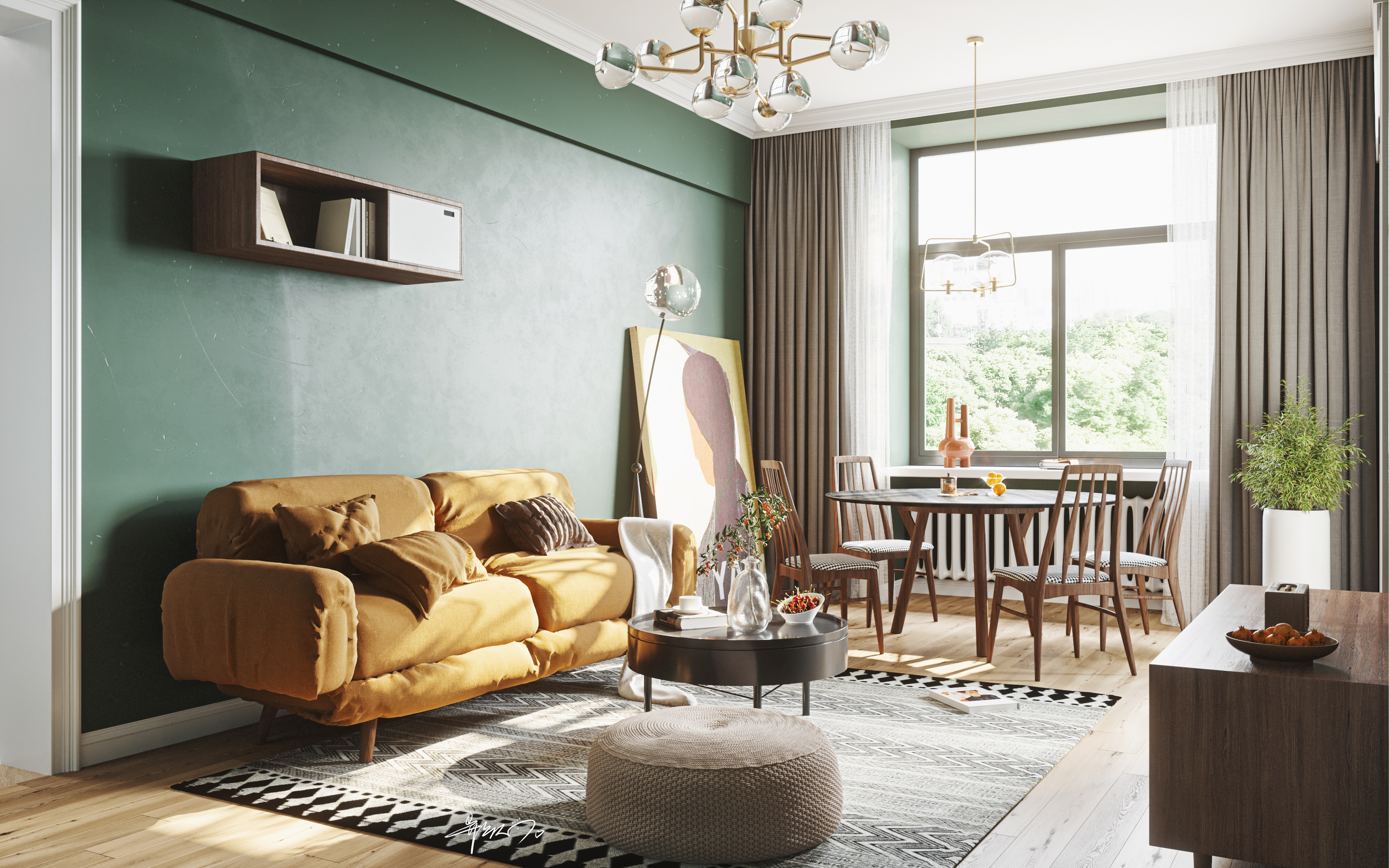 简约现代风住宅设计丨知名设计师-22