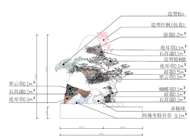 喜随作品|壶中胜境·商业中庭的科技国风微缩园林-255
