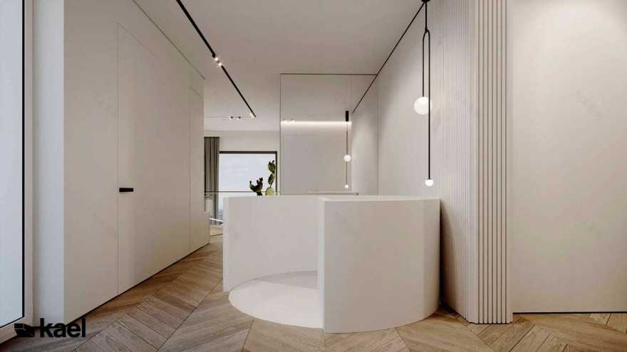 波兰华沙160平两层极简风公寓设计丨波兰KAEL工作室-65