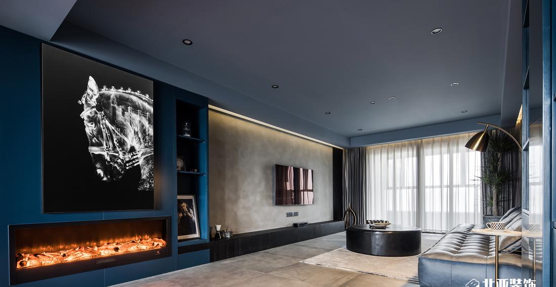 江苏北亚 140㎡后现代风大宅 | 黑与白的精致韵律-0