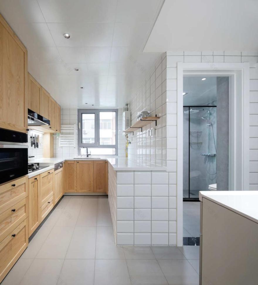 四居室无客厅设计 | 功能齐全,环保实木定制-14