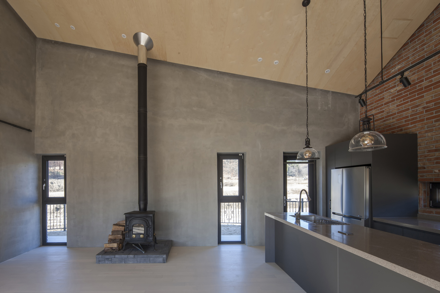 宁静乡村的周末之家-24