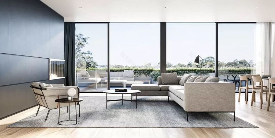 现代简约公寓设计,自然与优雅的完美融合-134