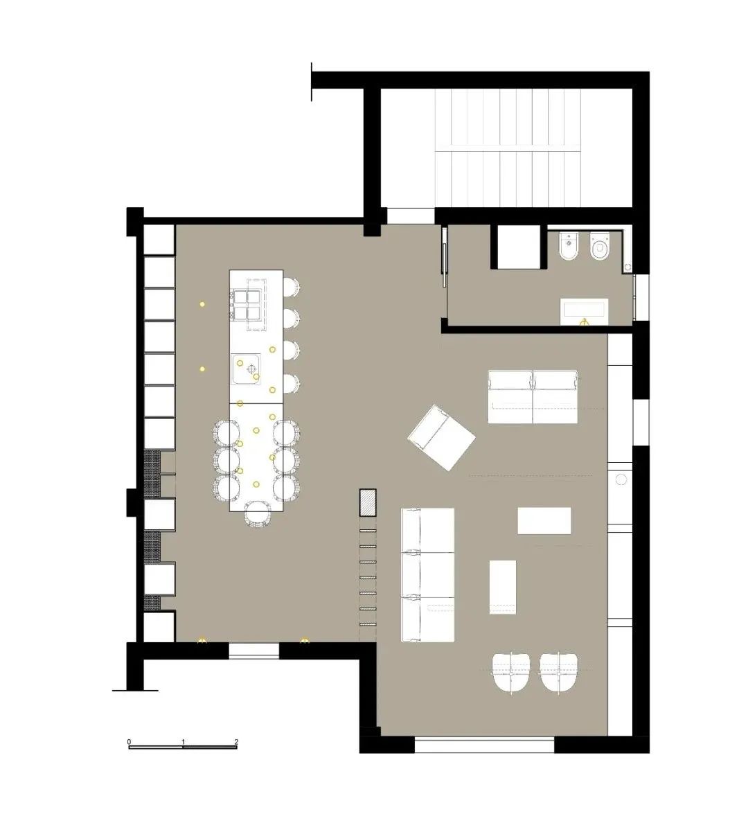 地窖变优雅别墅起居室丨意大利丨Salvatore Spataro Architetto-25