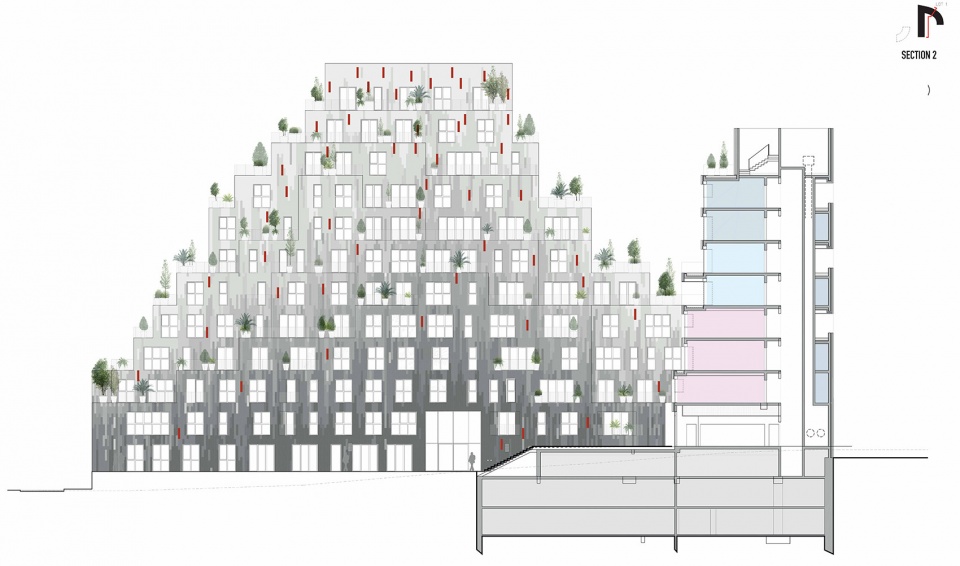 法国雷恩 Ascension Paysagère 住宅综合体 | 绿色河畔的高密度建筑设计-92