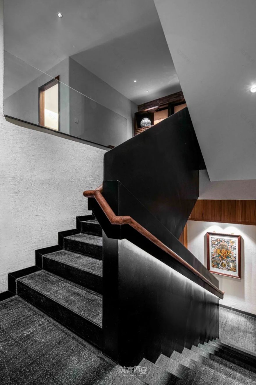 御福宝茶空间 | 光影与空间的完美交融-65