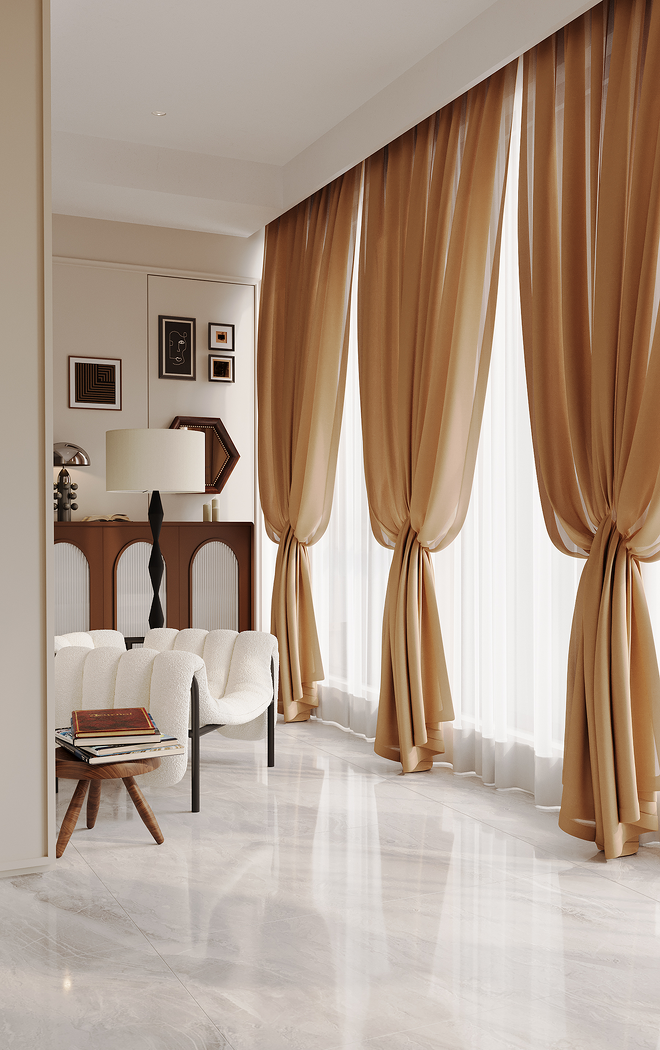 奶油色简约家居设计-23