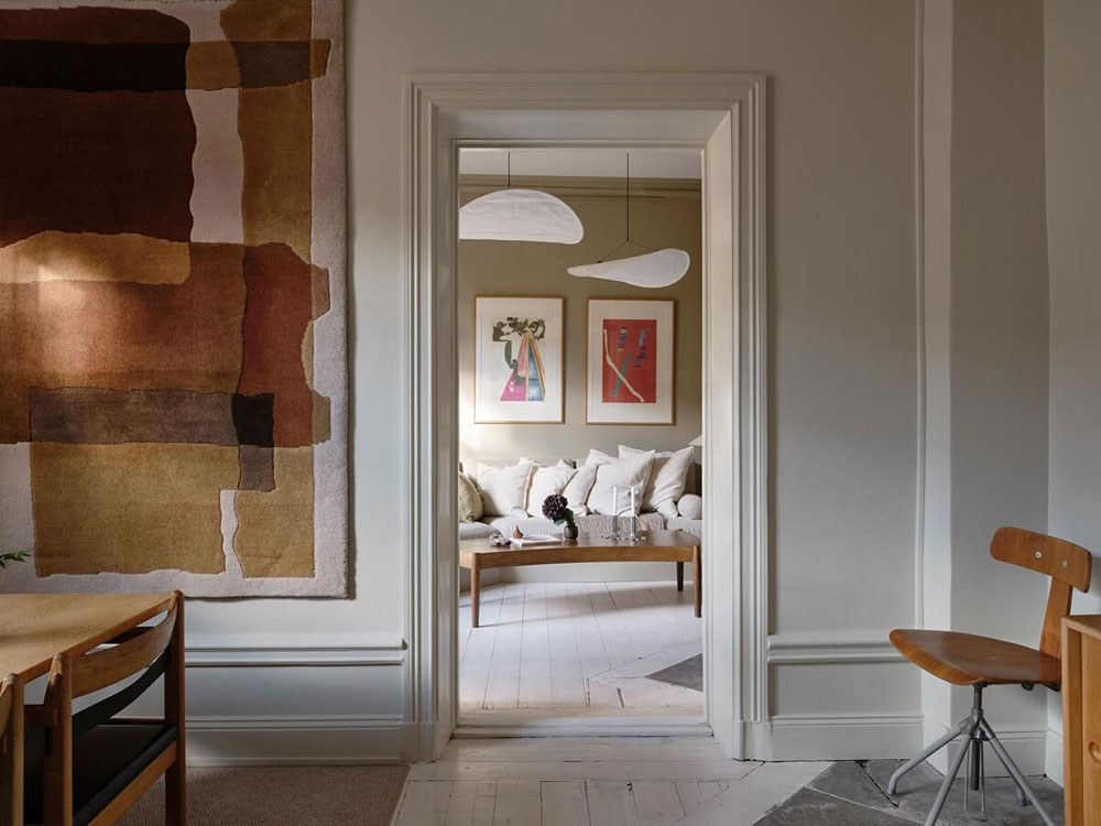 不规则房间和阁楼卧室：斯德哥尔摩的不寻常公寓-5