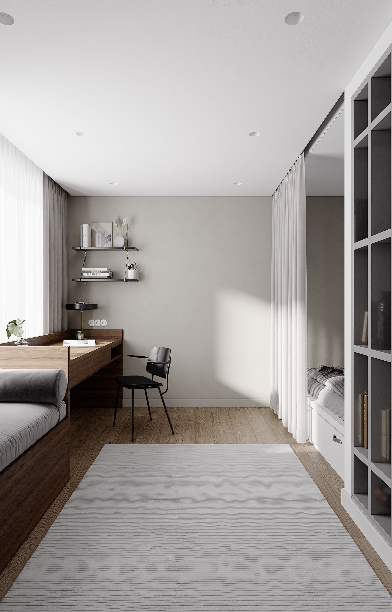 30.96㎡ 白色系小空间设计-8