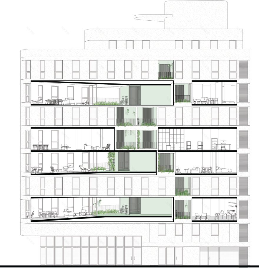 巴尔宾 4289 里奇公寓丨阿根廷布宜诺斯艾利斯丨A3 Luppi Ugalde Winter-19