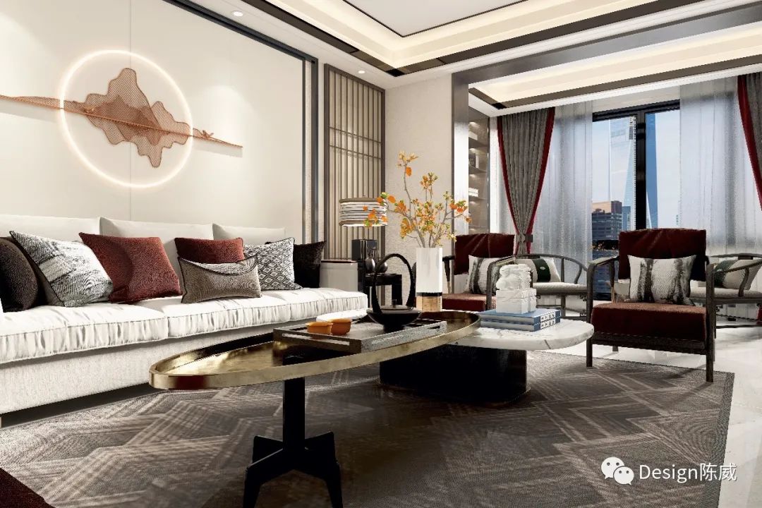 陈威设计『三江·匯』 | 轻奢新中式，优雅与质感的完美结合-78