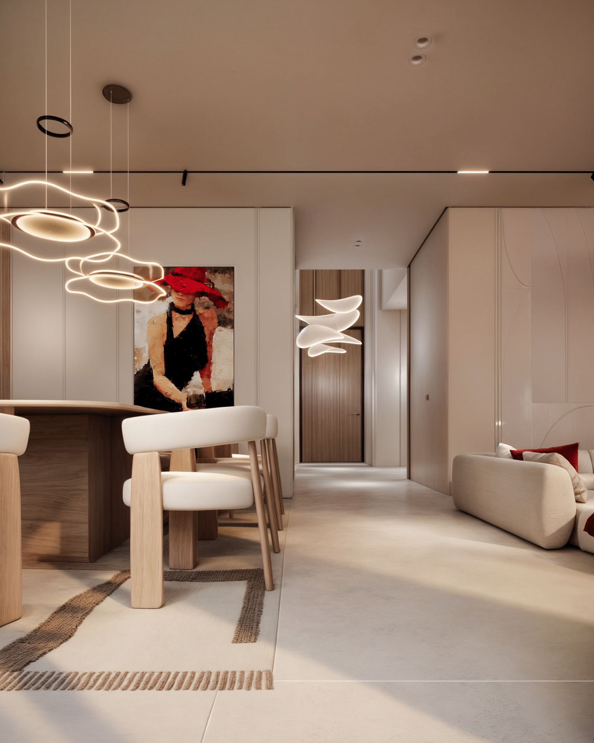 现代温馨客厅-16