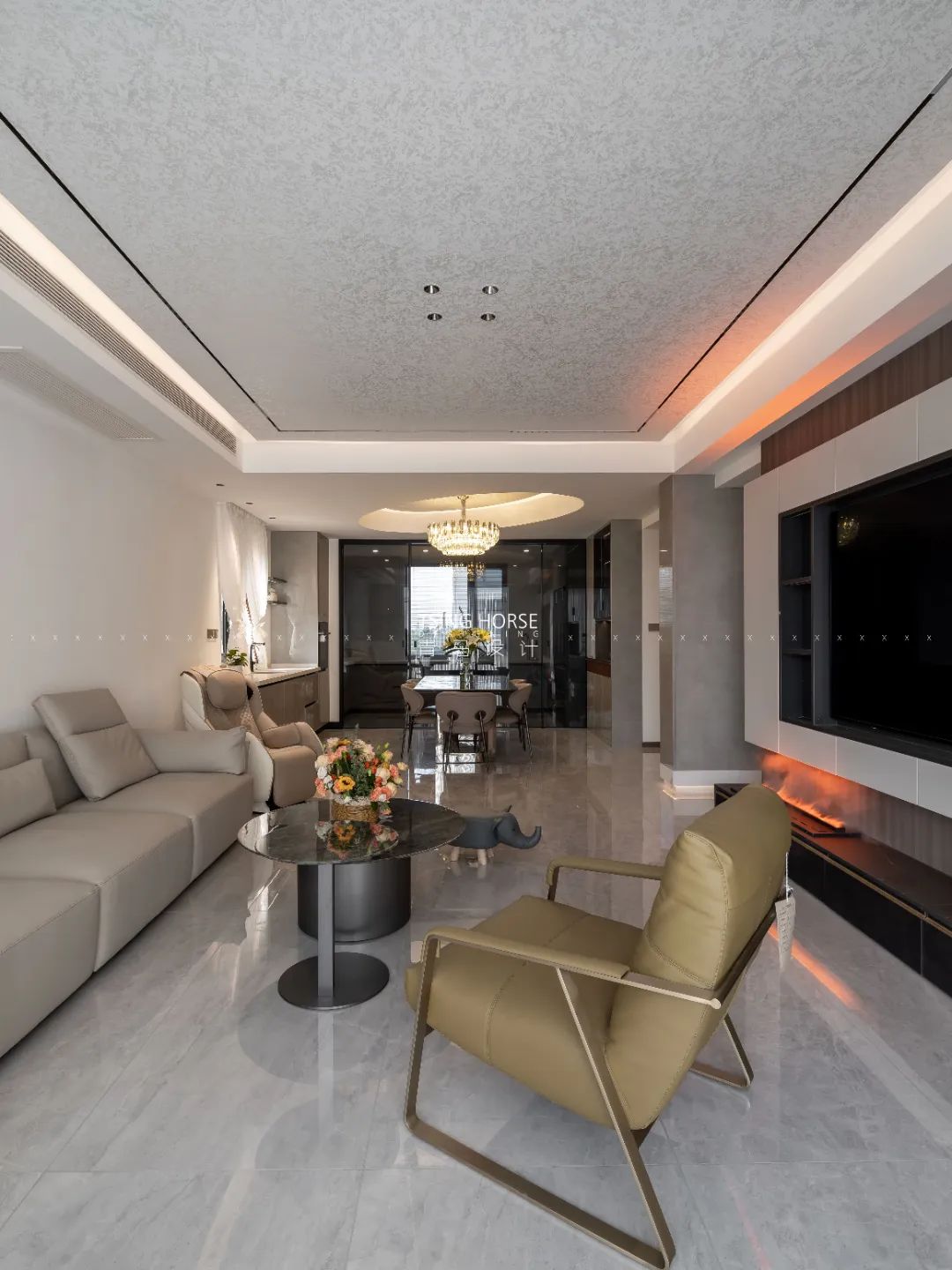 文景府中叠 200㎡现代轻奢丨李昂设计团队-21