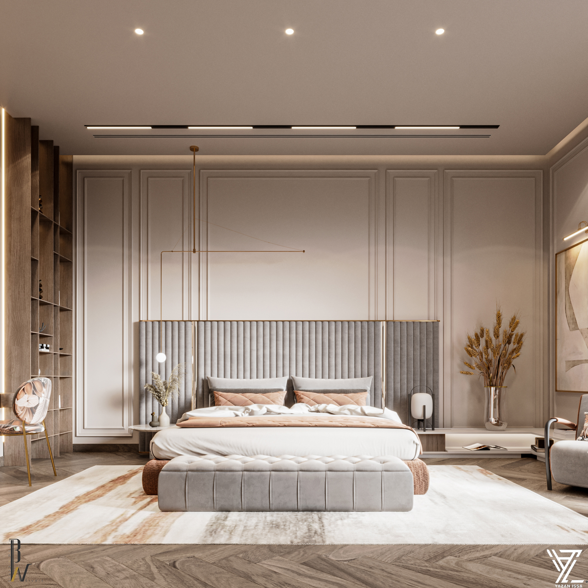 Neo-classic Master bedroom-0