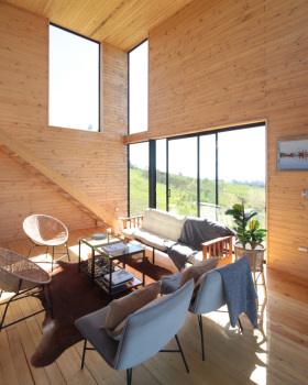 S House · 融合自然风景的现代木结构住宅设计丨智利丨nicolasCRUZarquitectos