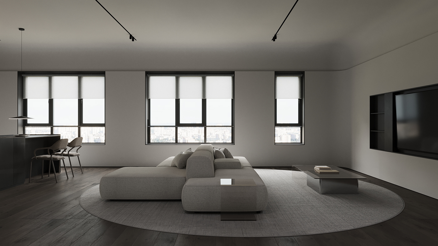 黑白极简空间 越简约越高级！-1