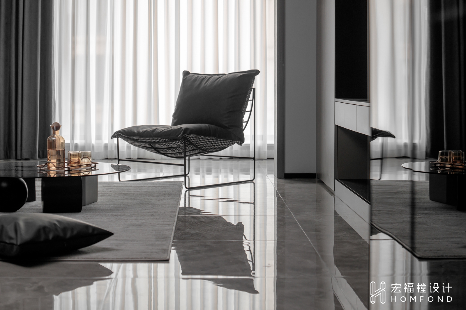 成都“途中”现代家居设计丨中国成都丨成都宏福樘设计-10