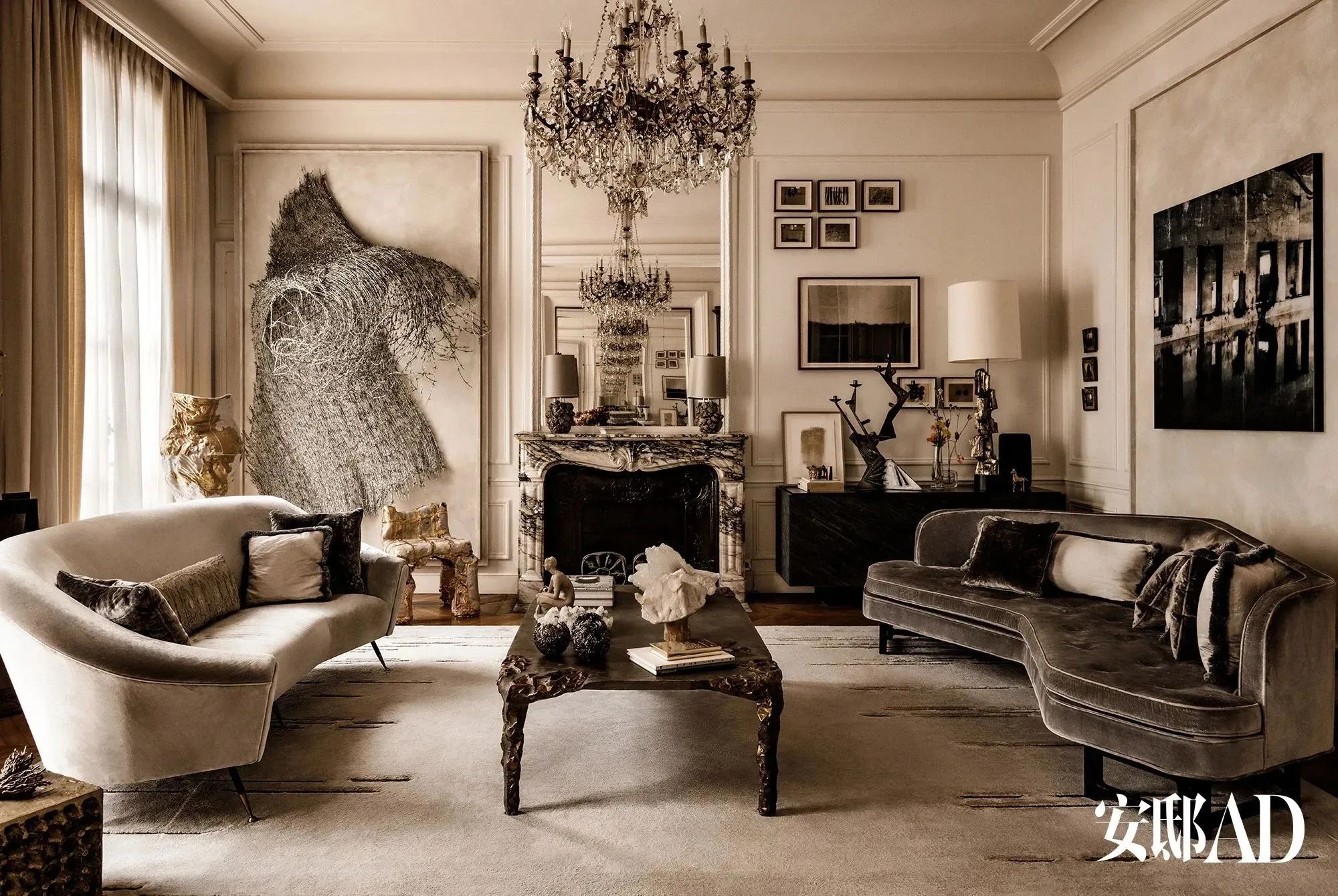 Aline Asmar d’Amman的巴黎私宅丨法国巴黎-16