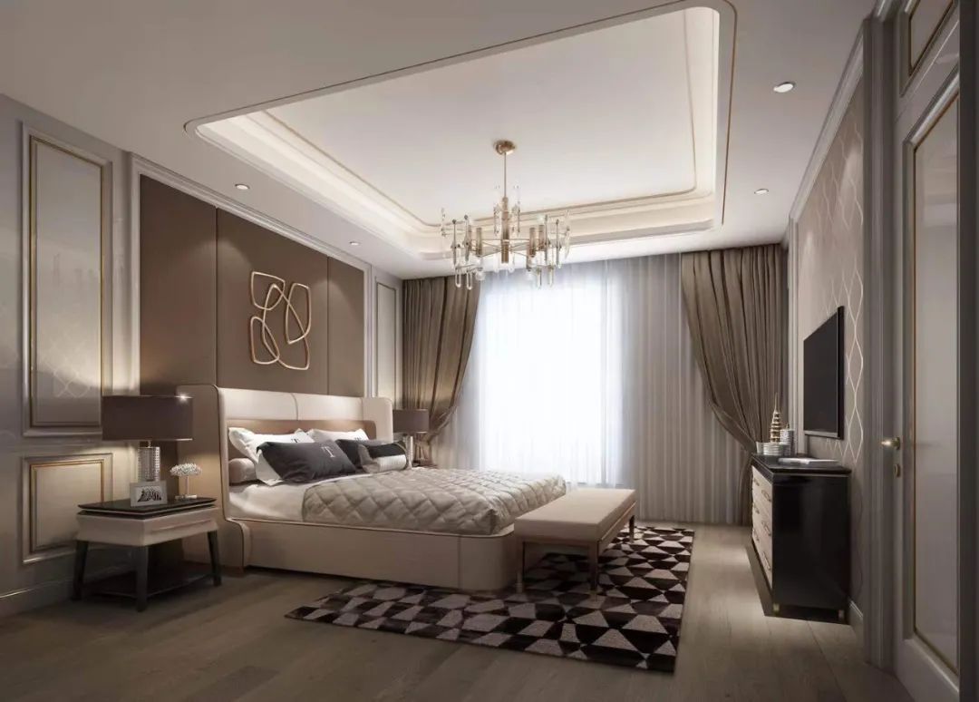 远洋天著 480㎡轻奢混搭风,打造和谐而多彩的家-85