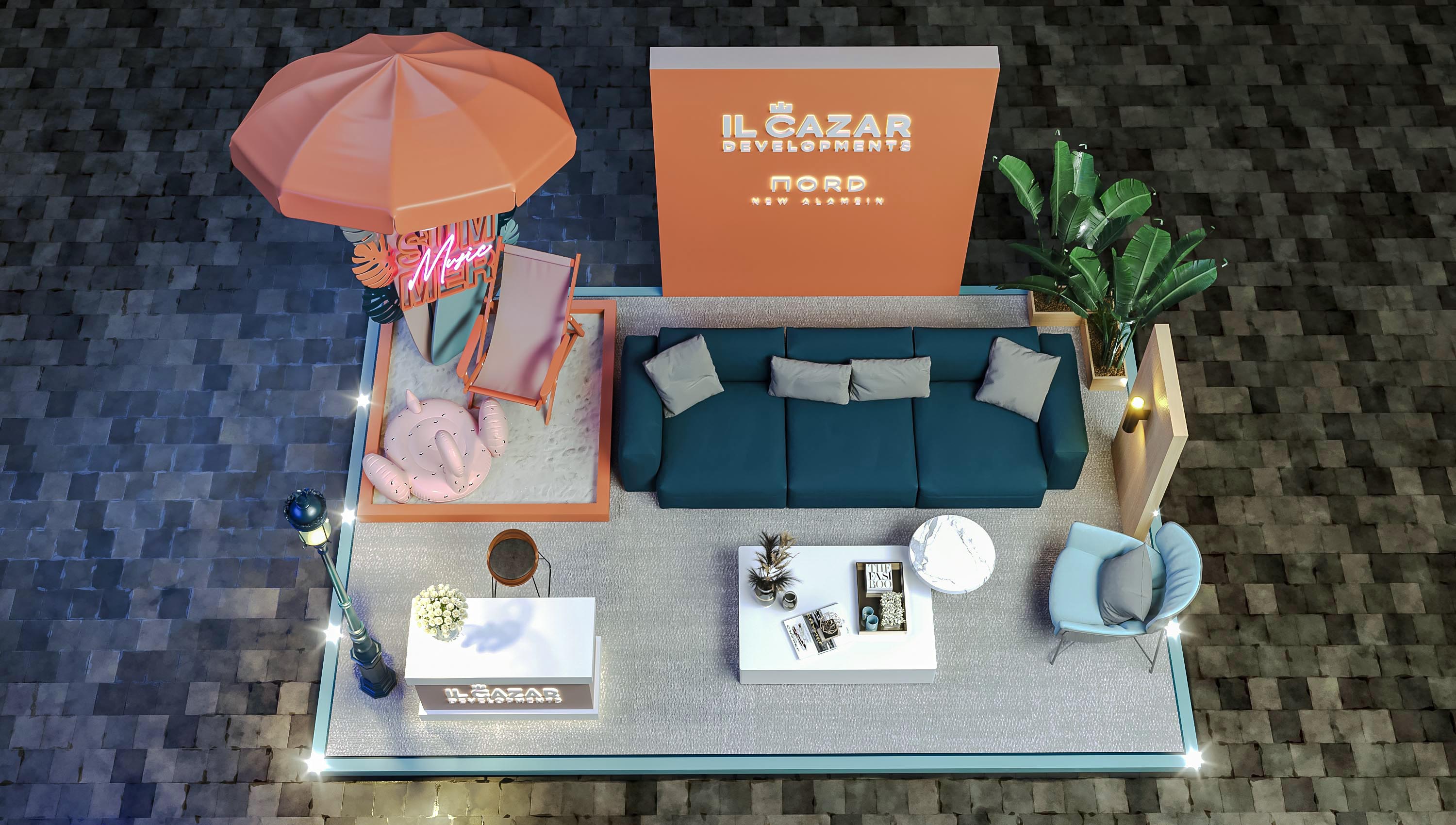 Cazar Summer Booth 设计丨埃及-6