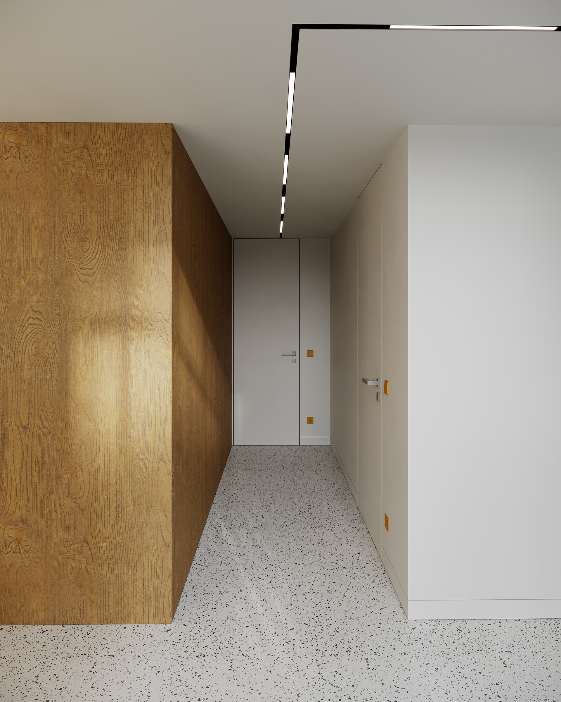 PRL时代典型波兰立方体房屋室内改造-12