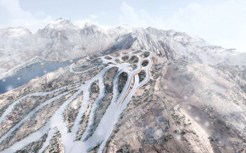 沙特阿拉伯2029年冬季亚洲运动会滑雪场项目丨扎哈·哈迪德建筑事务所等多家公司-8